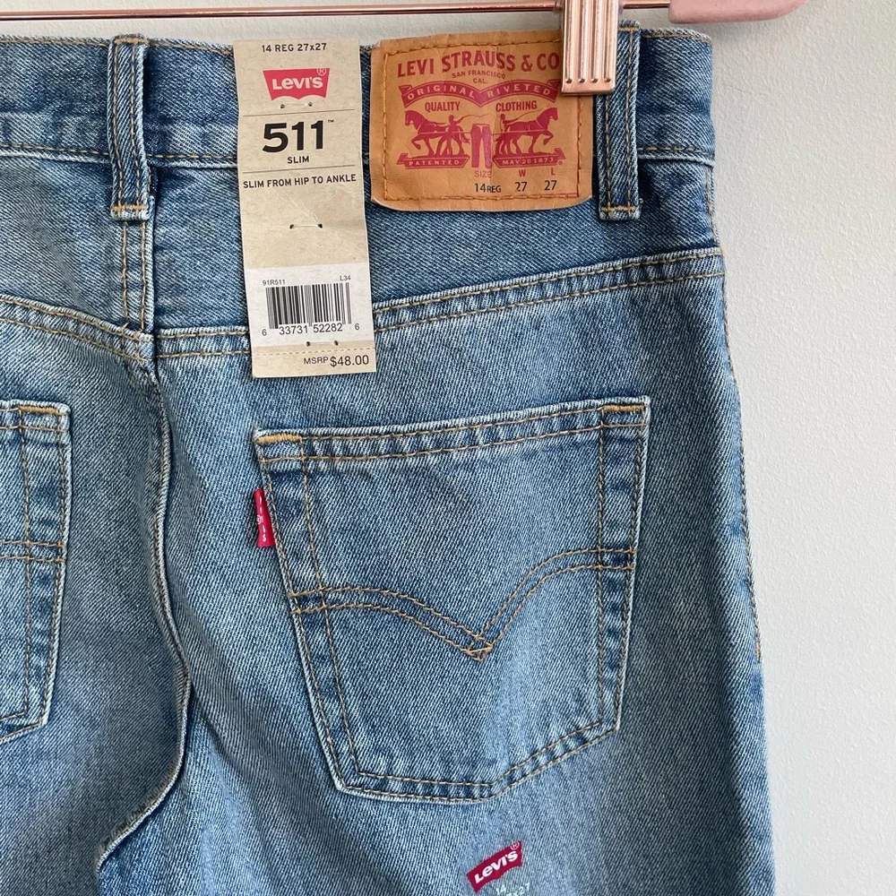 Levi’s 511 Slim 14 Regular 27x27 - Picture 5 of 6